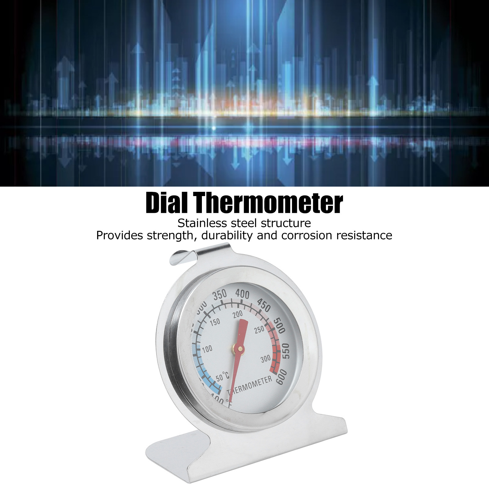 Oven Thermometer Analog - Thermometer Oven Thermometer Stainless Steel Pointer