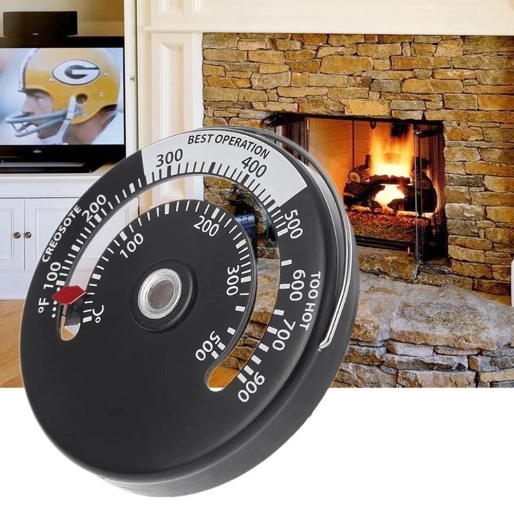 Oven Thermometer Analog - Hot Hermometer Magnetic Wood Stove Heater