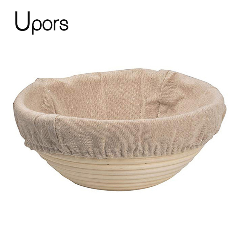 Proofing Basket Banneton - UPORS Rattan Bread Proofing Basket Natural