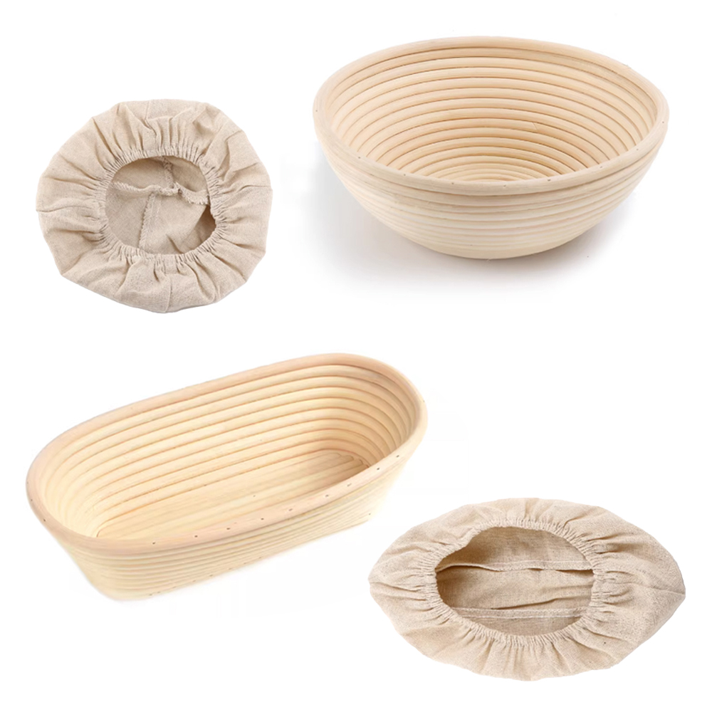 Proofing Basket Banneton - Round or Oval Banneton With Liner