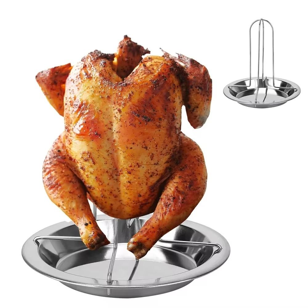 Kitchen Baking Tray Rack - Chicken Roaster Rack Non-stick Grilled Chicken