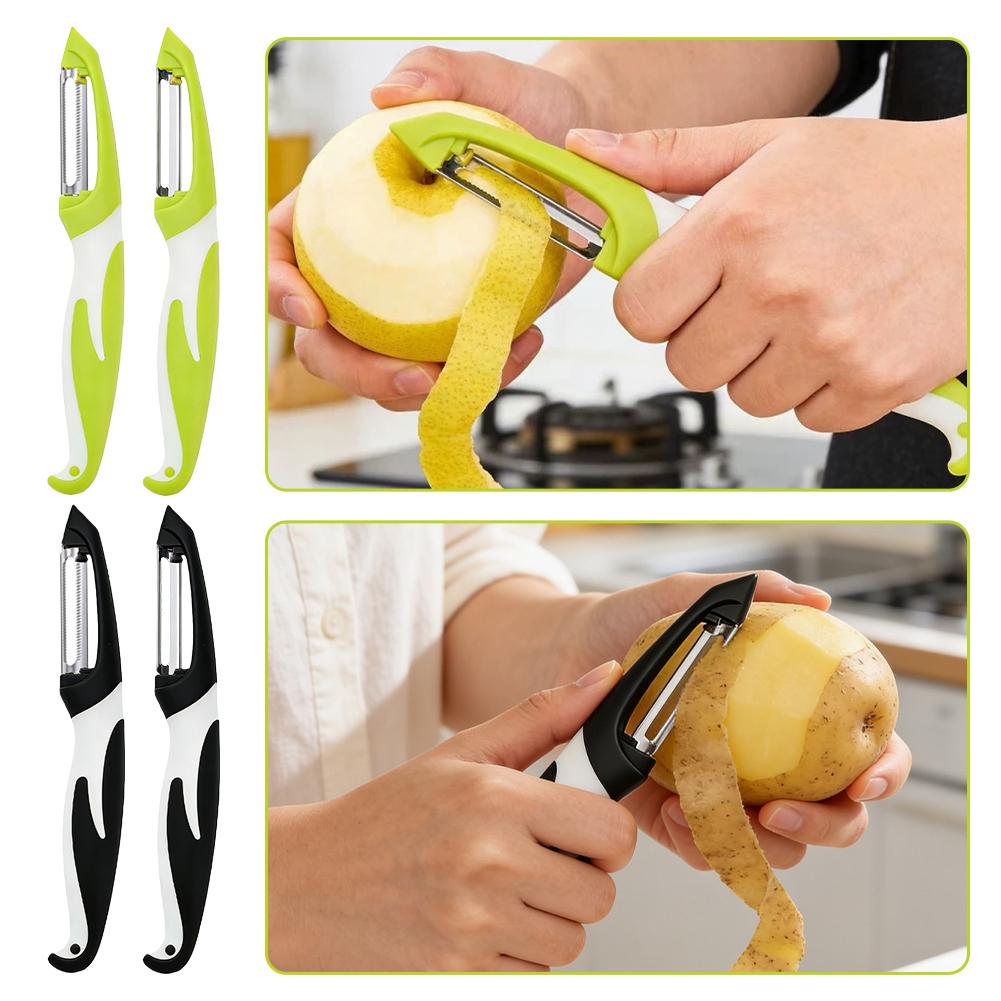 Kitchen Jobs - Vegetable Slicer Stainless Steel Peeler Knife