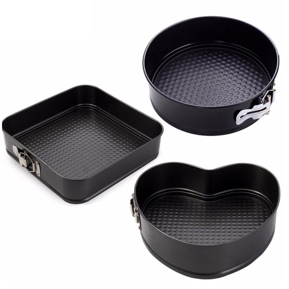 Springform Pan Set - 3 Pcs/Set Non-Stick Springform Cake Pan