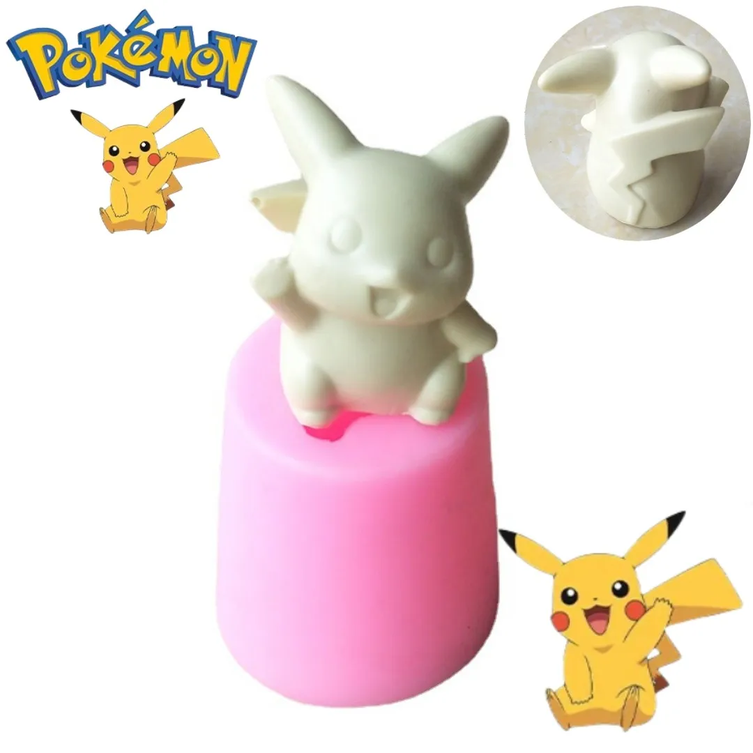 Baking Kitchen Kids - Pikachu 3D Candle Wax Anime Silicon