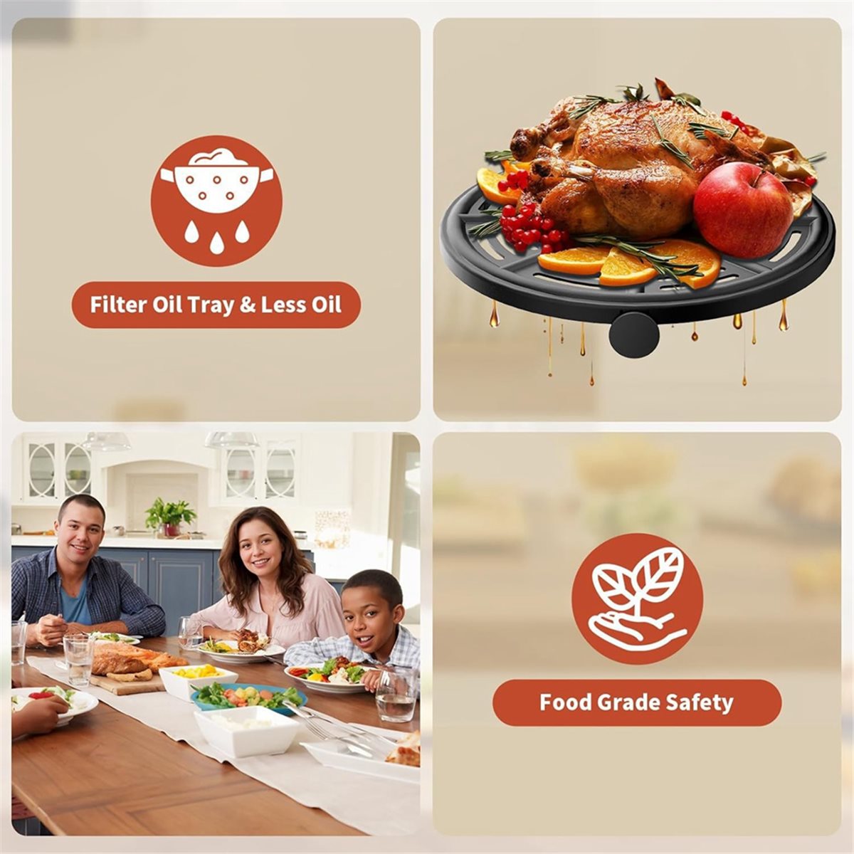 Ninja Air Fryer Af101 - AS62 Replacement Air Fryer Tray for