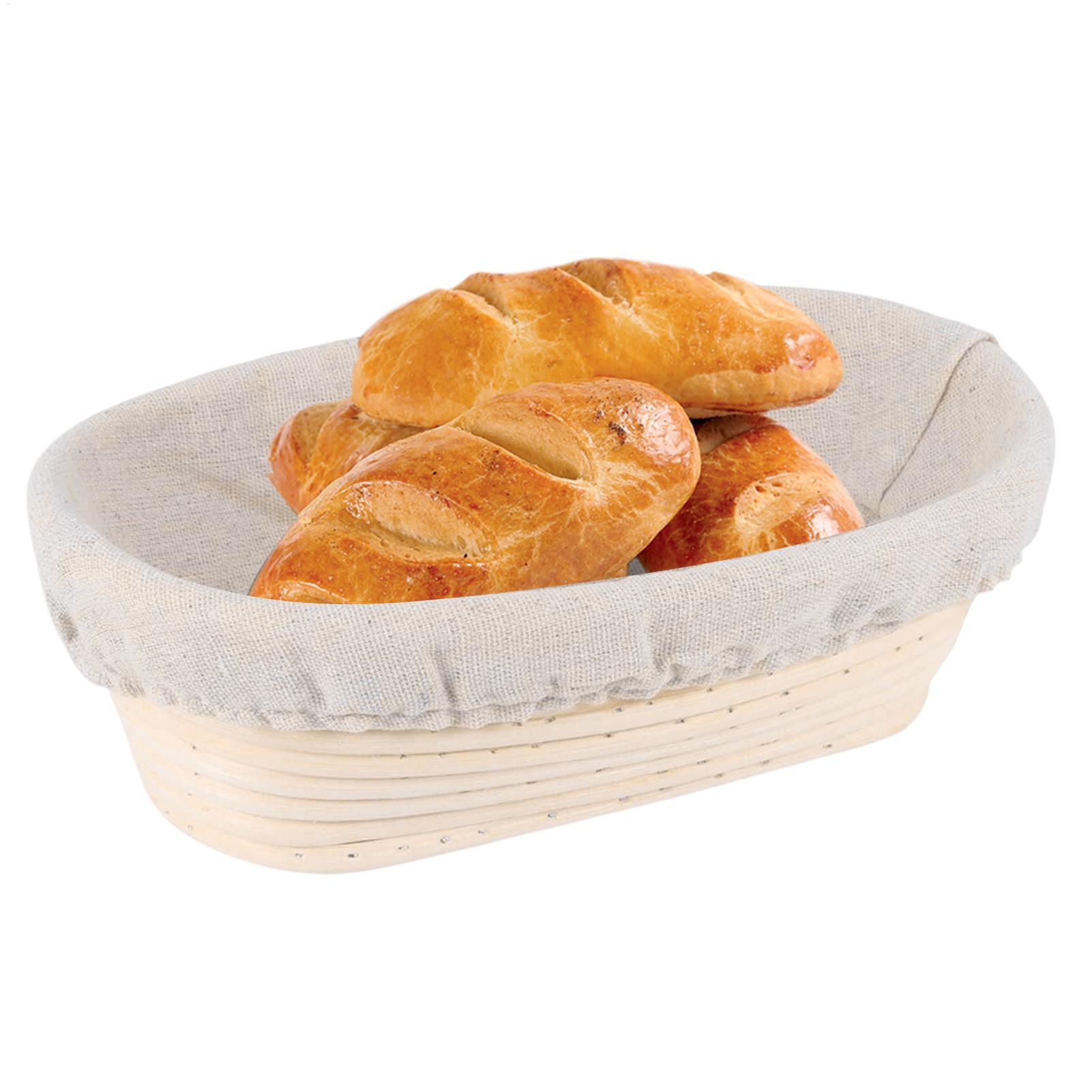 Proofing Basket Banneton - Handmade Rattan Bread Proofing Basket Natural