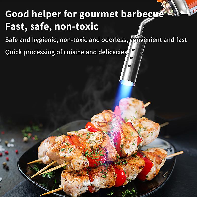Kitchen Baking Torch - Butane Gas Torch Adjustable Cooking Blow