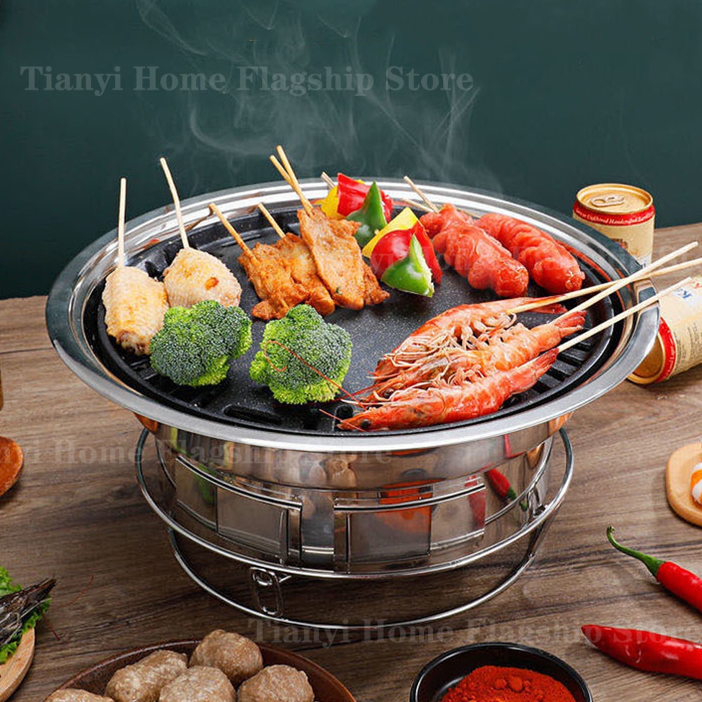 Kitchen Baking Tray Rack - Stainless Steel Charcoal Grills Carbon Stove