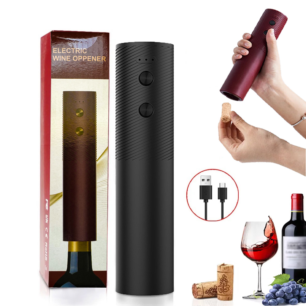 Kitchen Jobs - Electric Wine Bottle Opener Automatic Red