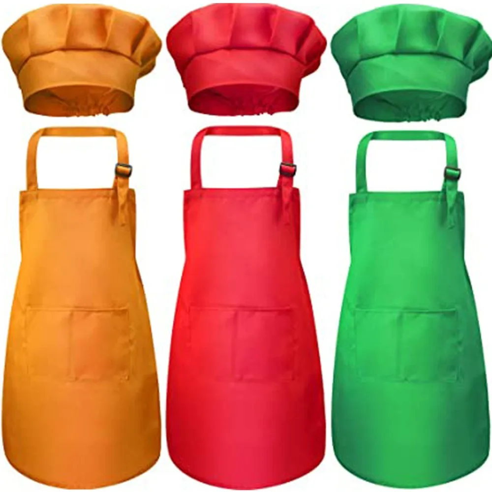 Baking Kitchen Kids - Children Chef Apron Front Pocket Bib