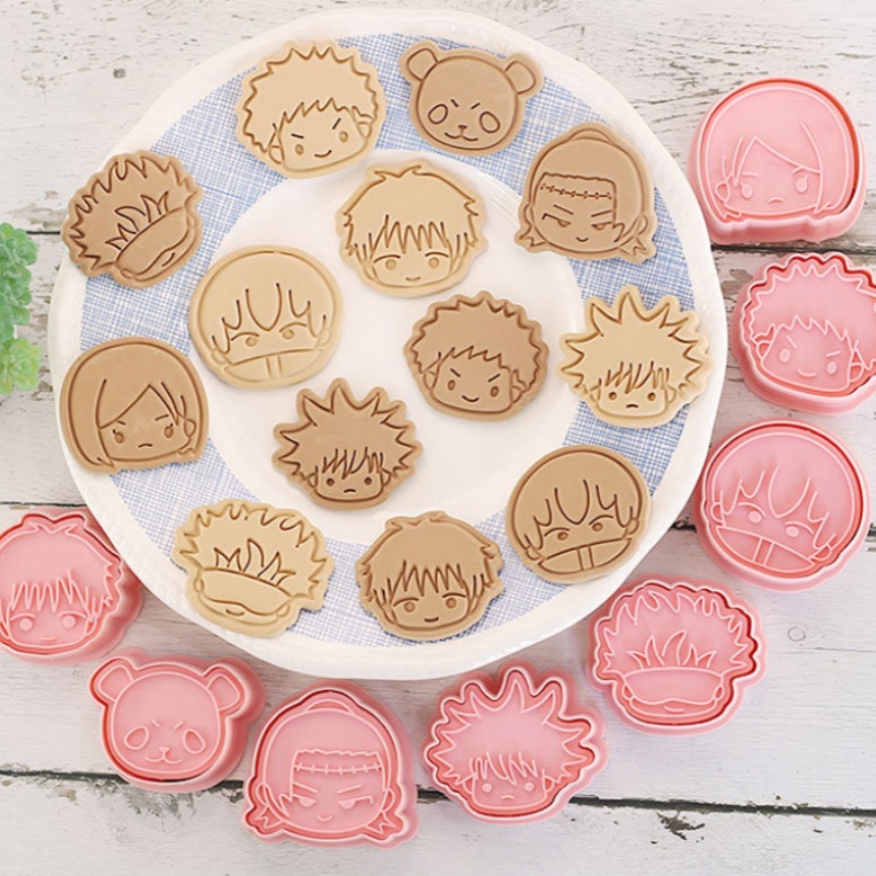 8pcs Jujutsu Kaisen Cake Cooki - Baking Kitchen Kids review and price