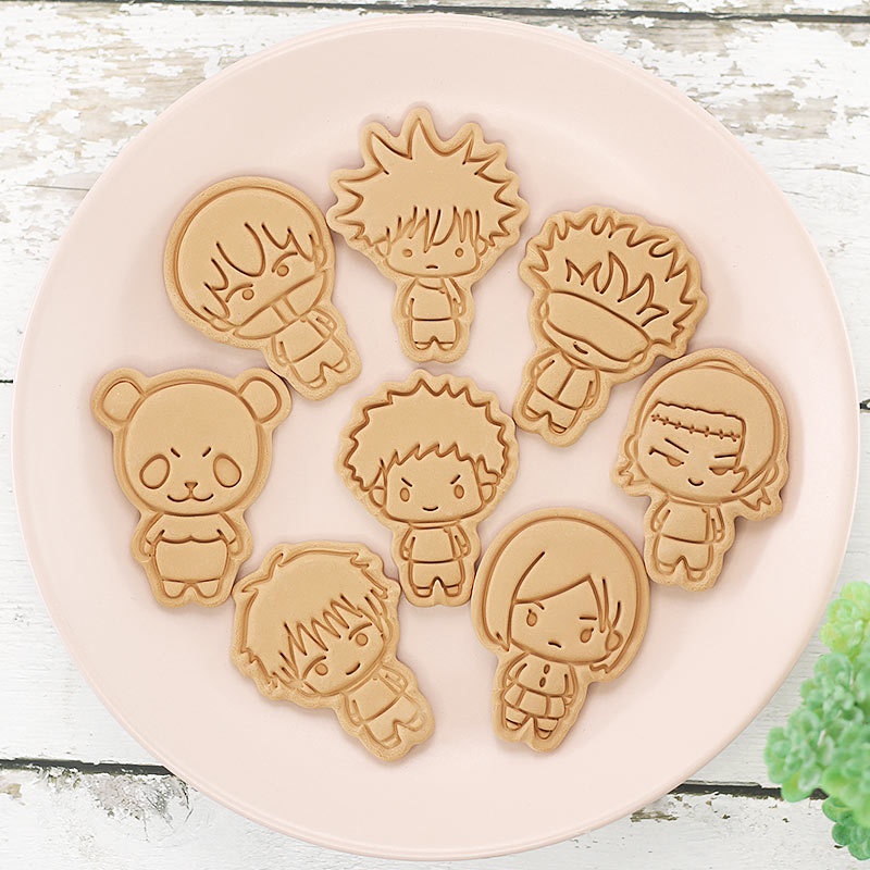 8pcs Jujutsu Kaisen Cake Cooki - Baking Kitchen Kids review and price