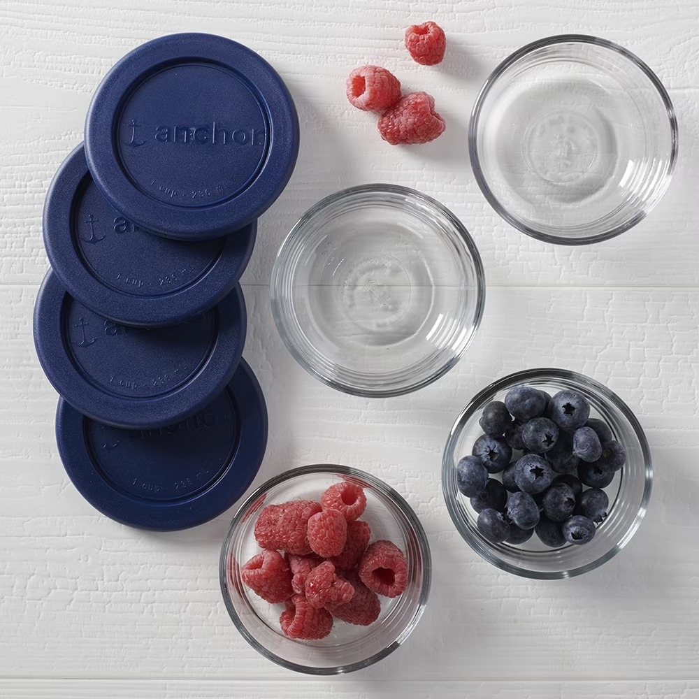 Round Glass Food Storage Conta - Kitchen Glass Baking Set review and price