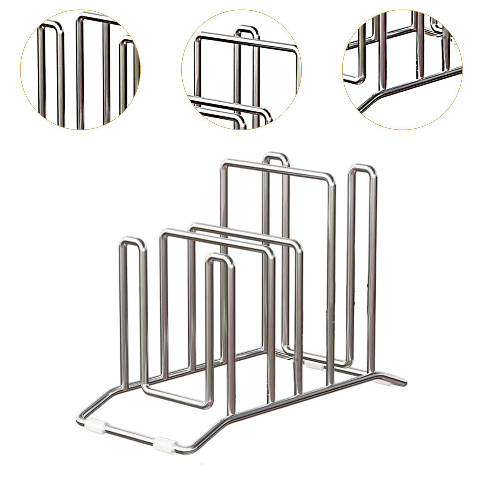 Pot Pan Lids Holder Stainless  - Kitchen Cabinet Baking Organizer review and price
