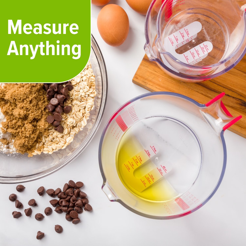 3 Piece Liquid Measuring Cup S - Kitchen Glass Baking Set review and price