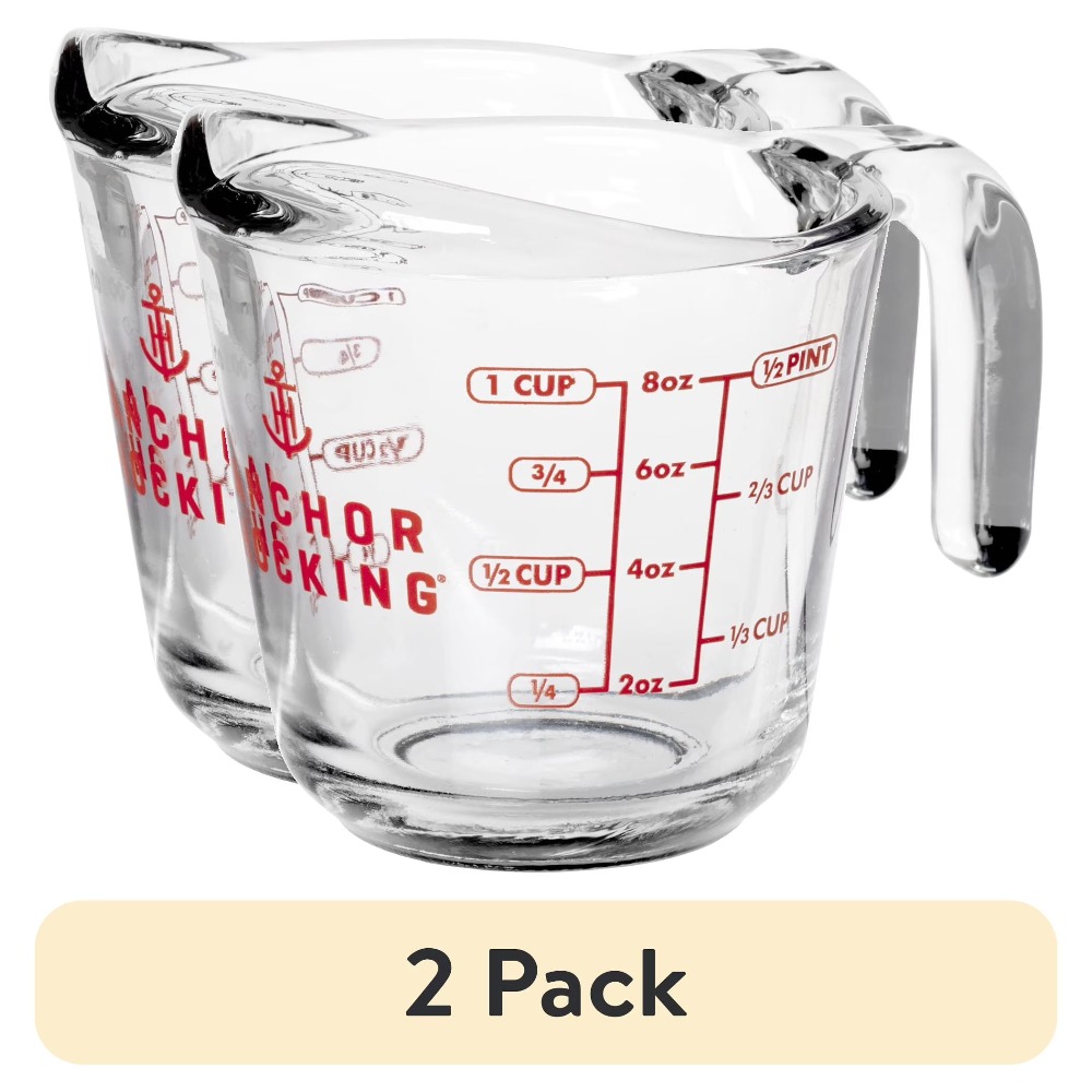 2-Pack Glass Measuring Cups Se - Kitchen Glass Baking Set review and price