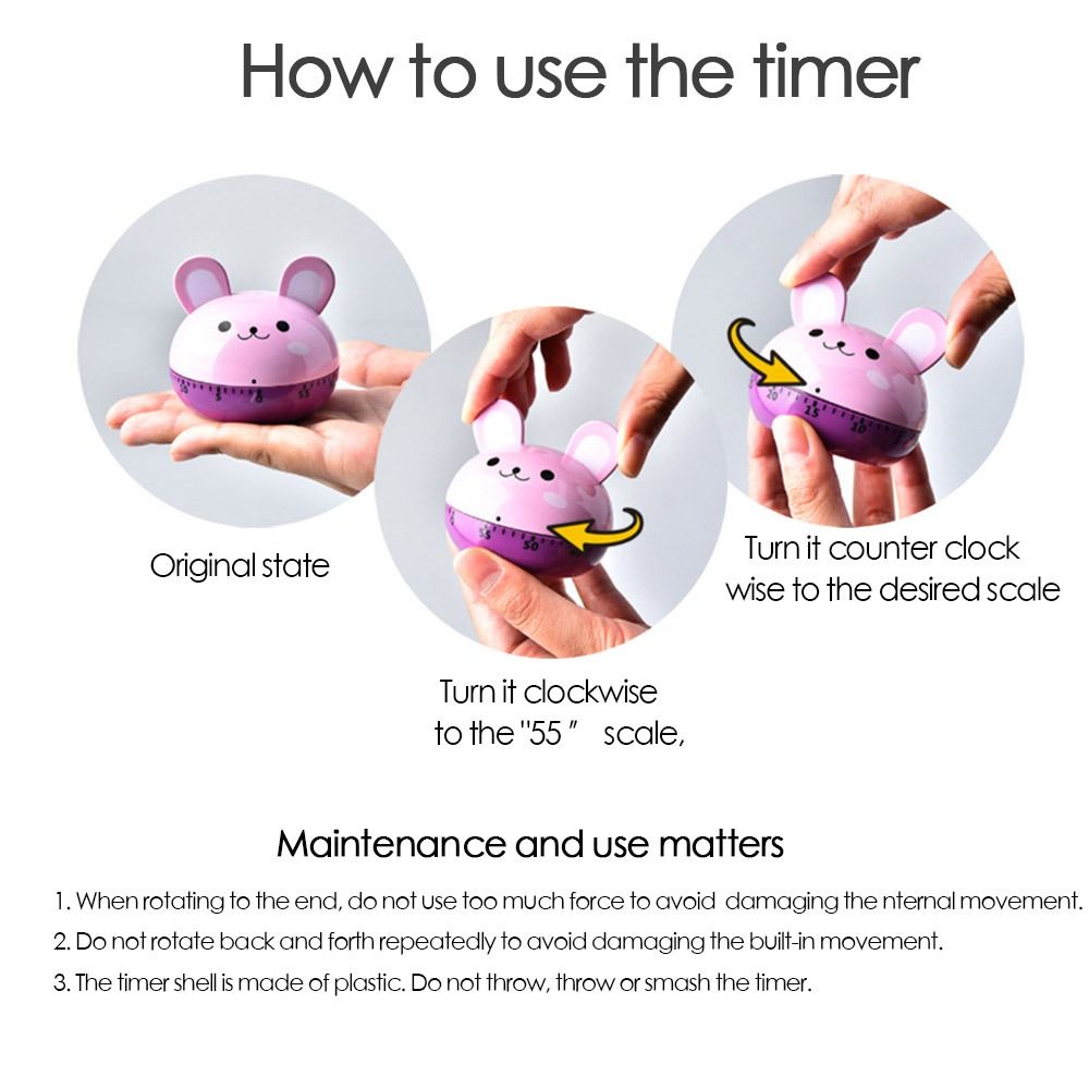 Animal Cute Mechanical Timer S - Kitchen Baking Timer review and price