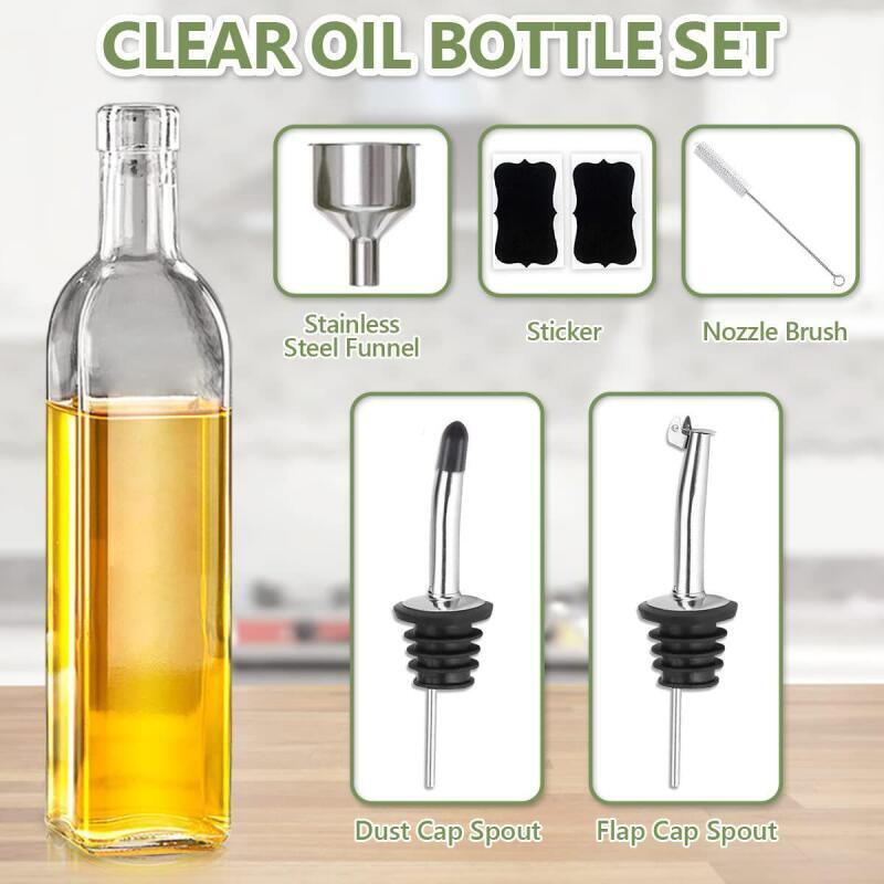 Kitchen Glass Oil Vinegar Disp - Kitchen Glass Baking Set review and price