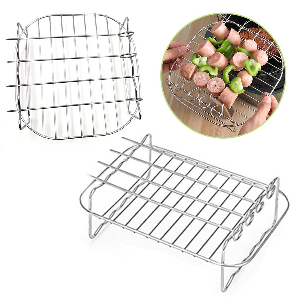 Stainless Steel Air Fryer Bask - Kitchen Baking Tray Rack review and price