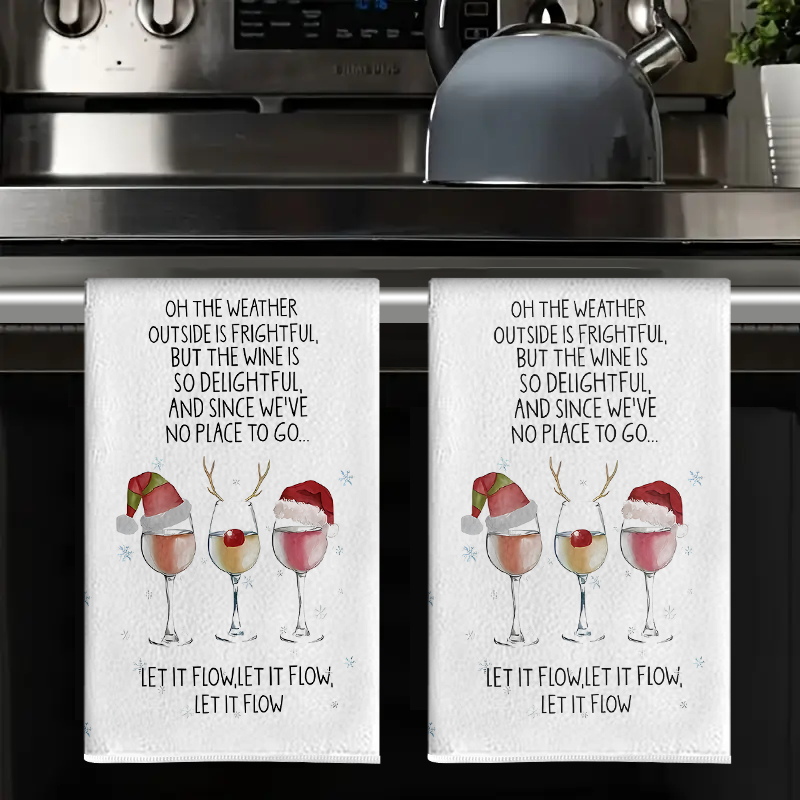 2Pcs, Christmas Wine Glass Cre - Kitchen Glass Baking Set review and price