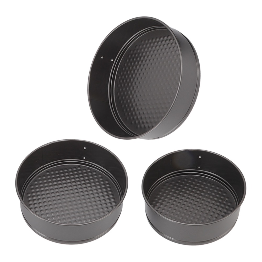 3pcs Carbon Steel Cake Pan Set - Springform Pan Set review and price