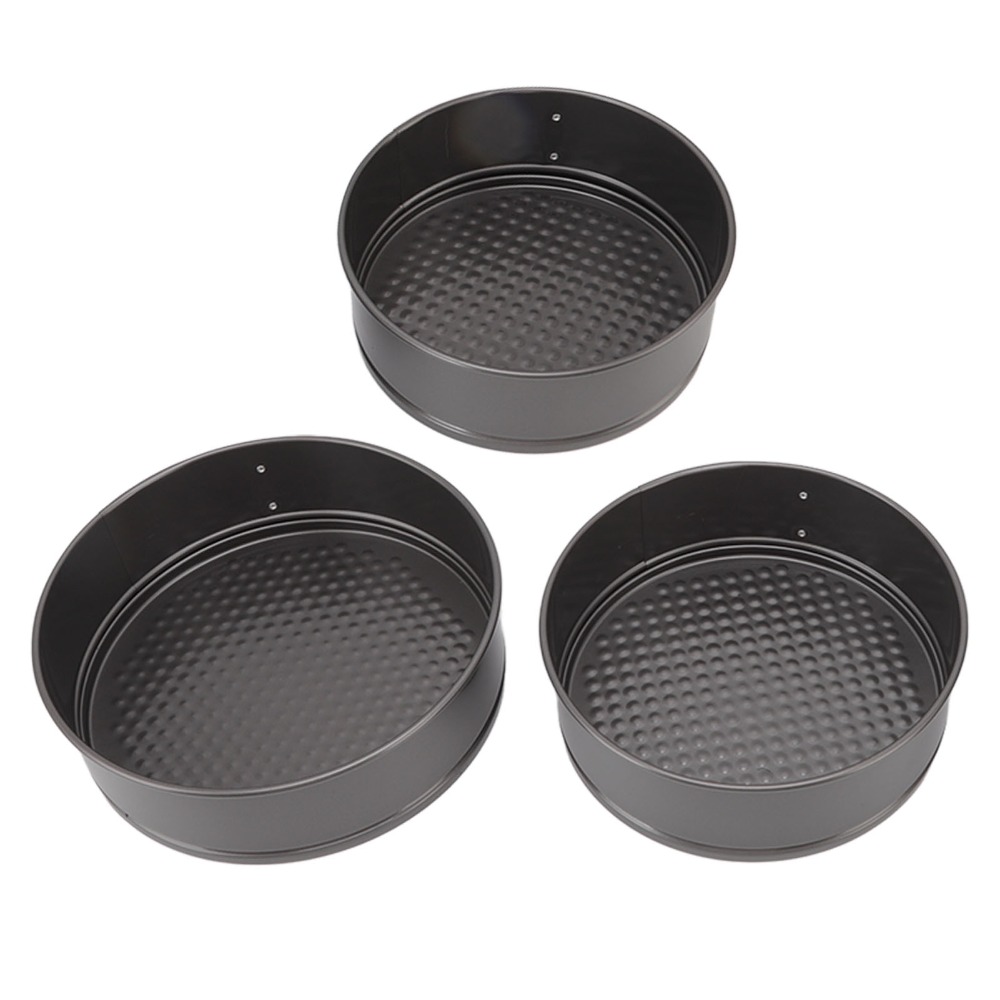 3pcs Carbon Steel Cake Pan Set - Springform Pan Set review and price