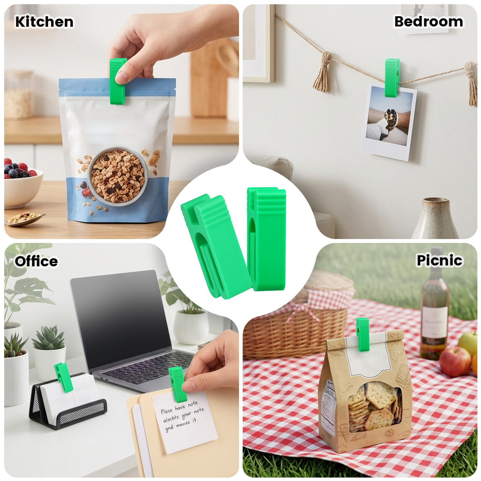 10Pcs Snack Bag Seal Clip Mult - Kitchen Jobs review and price