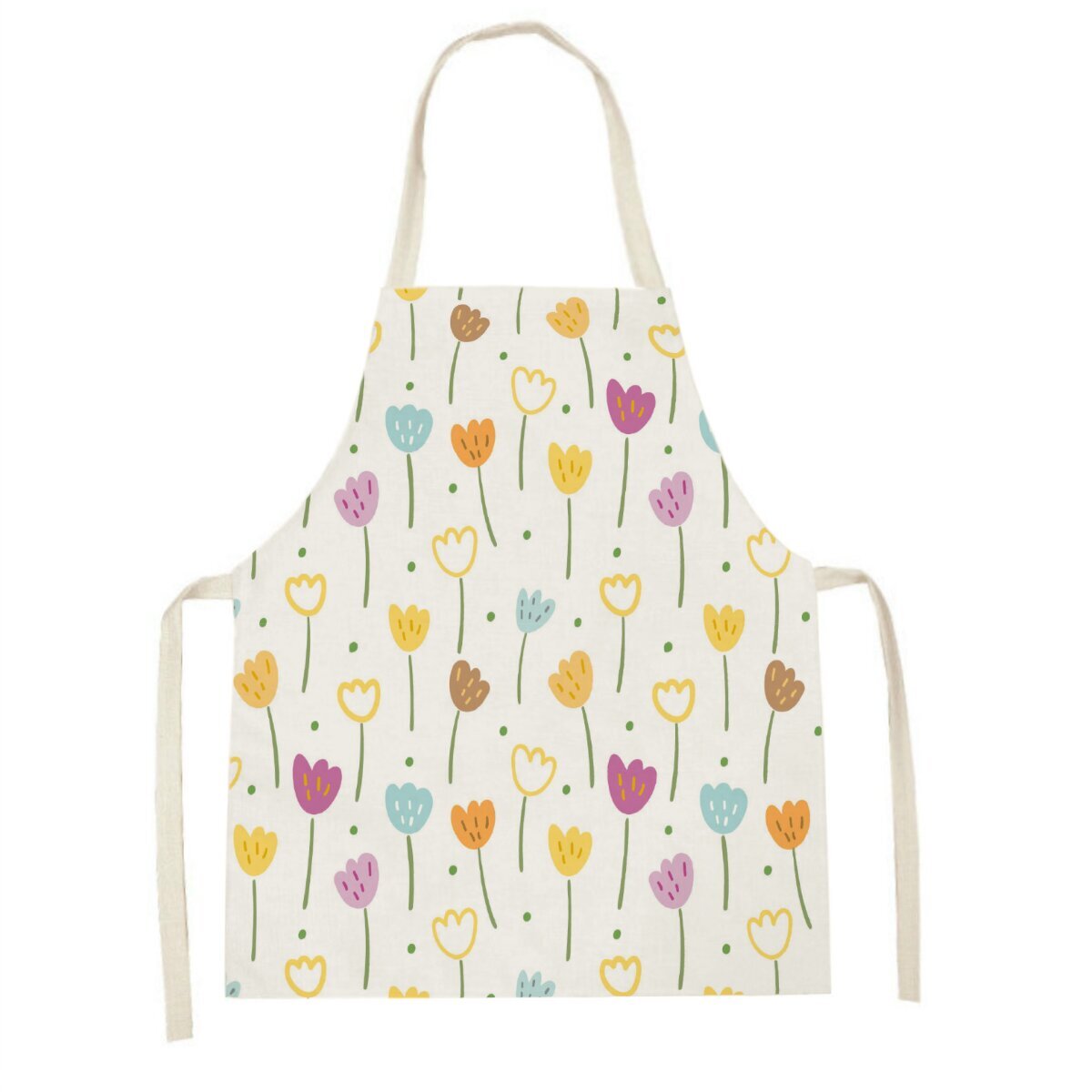 Pink tulip kitchen apron Clean - Baking Kitchen Kids review and price
