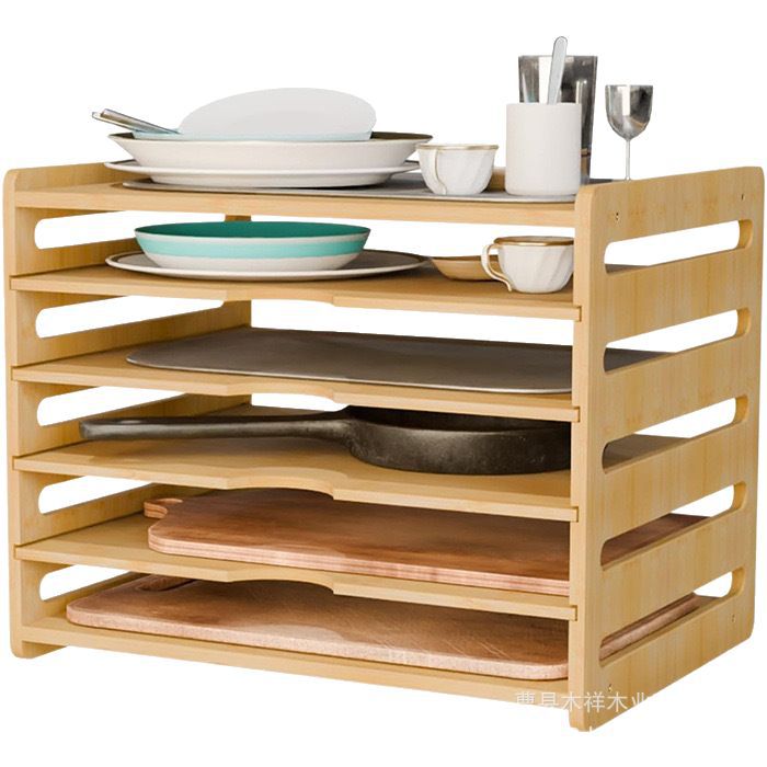 Solid wood kitchen storage rac - Kitchen Cabinet Baking Organizer review and price