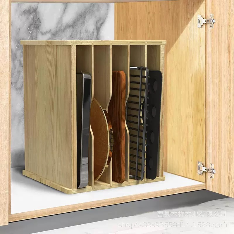 Solid wood kitchen storage rac - Kitchen Cabinet Baking Organizer review and price