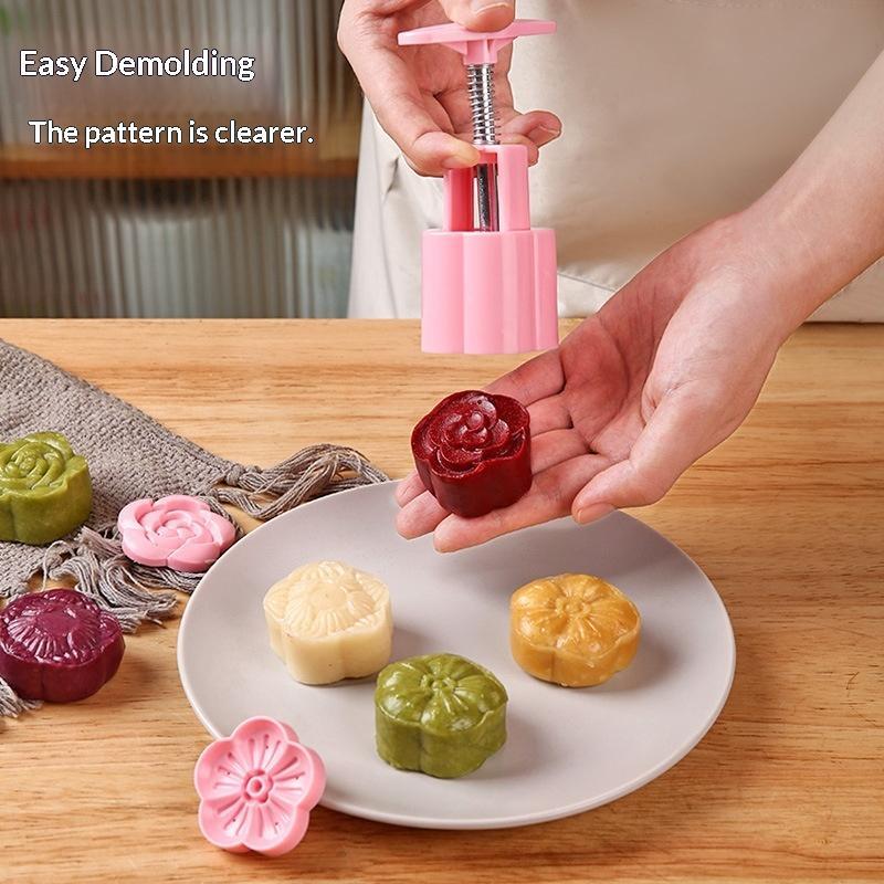 New 1 Set DIY Mooncake Mold Pl - Kitchen Baking Torch review and price