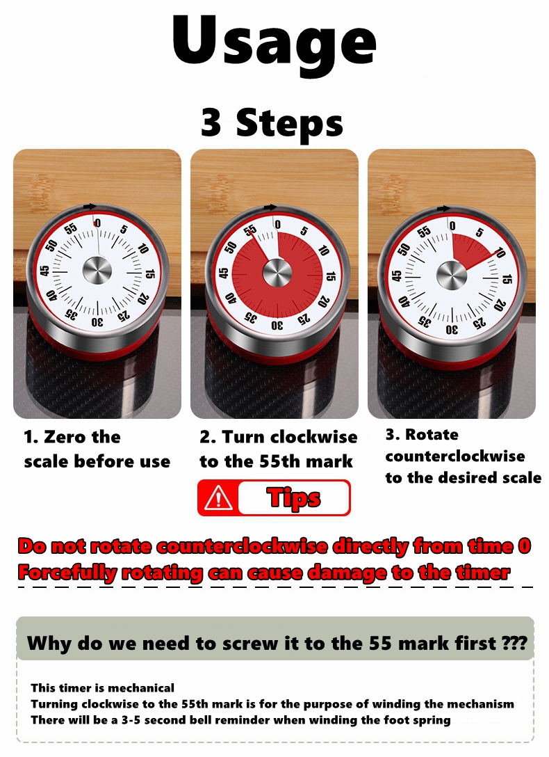 Countdown Reminder Magnetic Me - Kitchen Baking Timer review and price