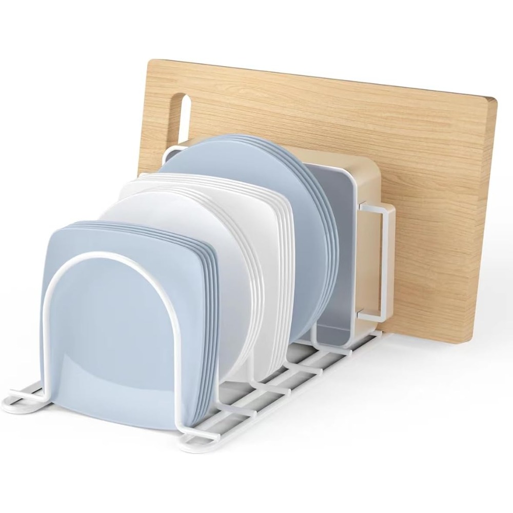 Vertical Dish Organizer for Ca - Kitchen Cabinet Baking Organizer review and price