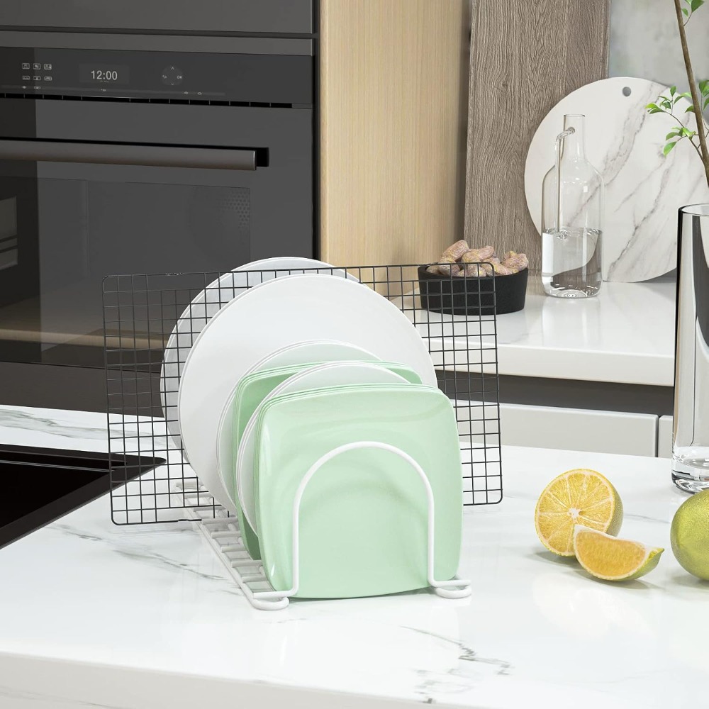 Vertical Dish Organizer for Ca - Kitchen Cabinet Baking Organizer review and price