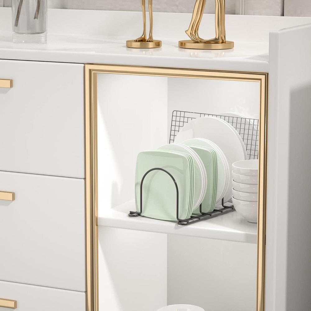 Vertical Dish Organizer for Ca - Kitchen Cabinet Baking Organizer review and price