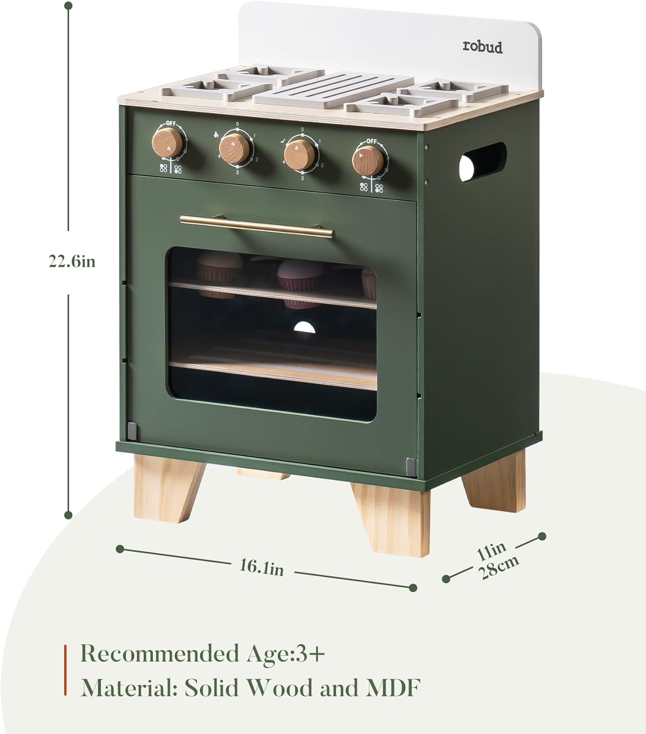 Robotime Robud Vintage Wooden  - Baking Kitchen Robotime review and price