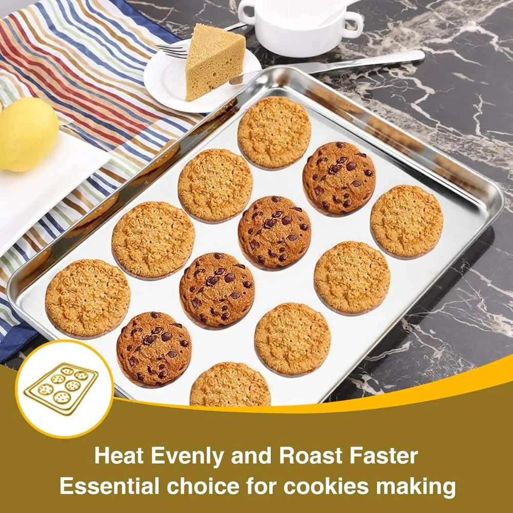 Stainless Steel Baking Sheet w - Kitchen Baking Tray Rack review and price