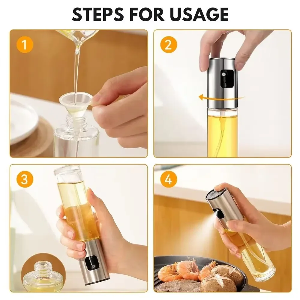 Glass Oil Sprayer for Cooking  - Kitchen Glass Baking Set review and price