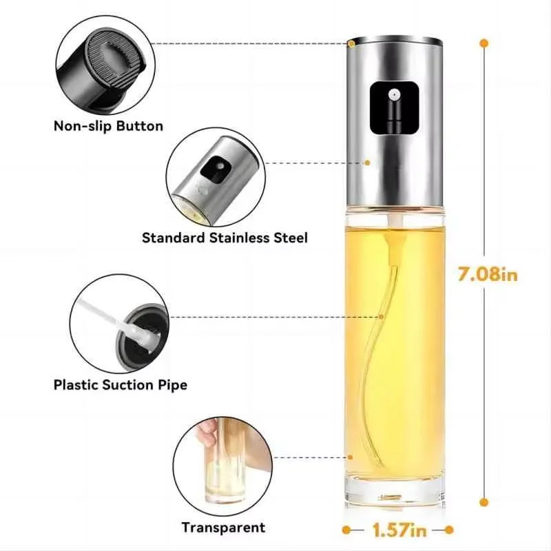 Glass Oil Sprayer for Cooking  - Kitchen Glass Baking Set review and price