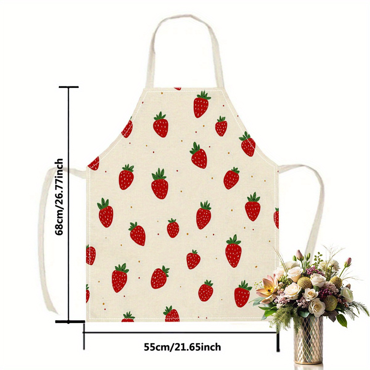 1pc Strawberry Apron Fruit Pat - Baking Kitchen Kids review and price