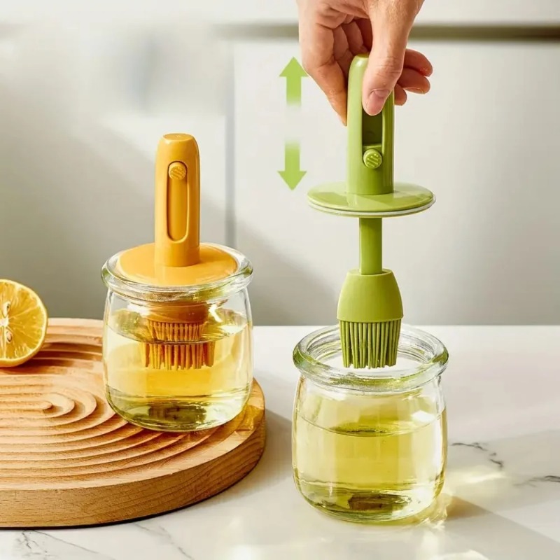Oil Dispenser Bottle with Sili - Kitchen Glass Baking Set review and price