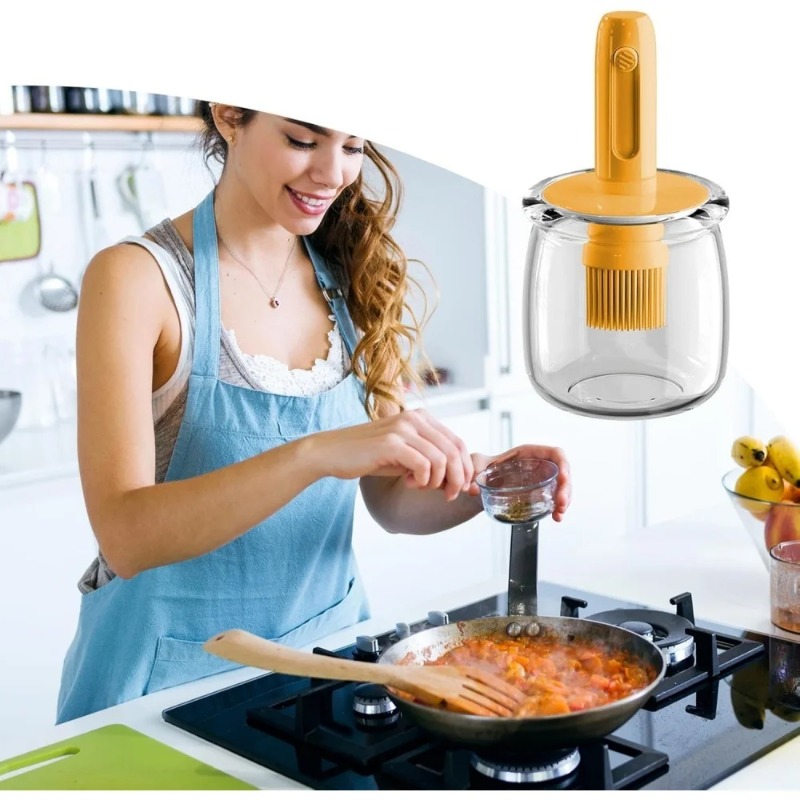 Oil Dispenser Bottle with Sili - Kitchen Glass Baking Set review and price