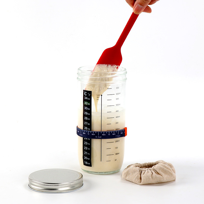 Food Storage Jar Kit  Sourdoug - Kitchen Glass Baking Set review and price