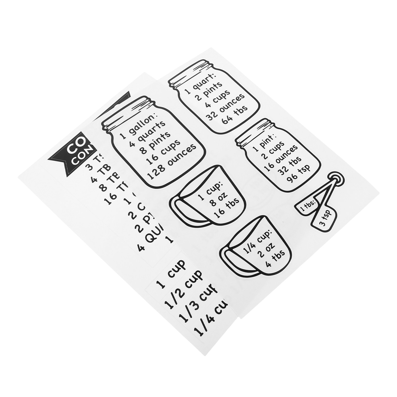 2Pcs Kitchen Conversion Chart  - Kitchen Baking Conversion Chart review and price