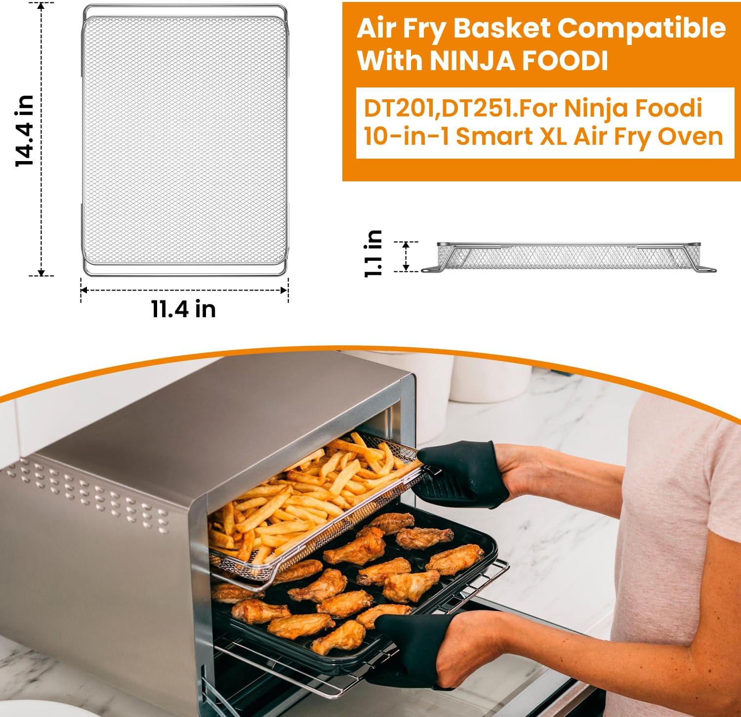 Air Fryer Oven Basket for Ninj - Ninja Air Fryer Dt201 review and price