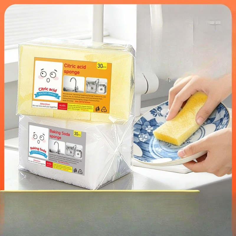 Dish Sponge Scouring Wipes Mul - Kitchen Cleaner With Baking Soda review and price