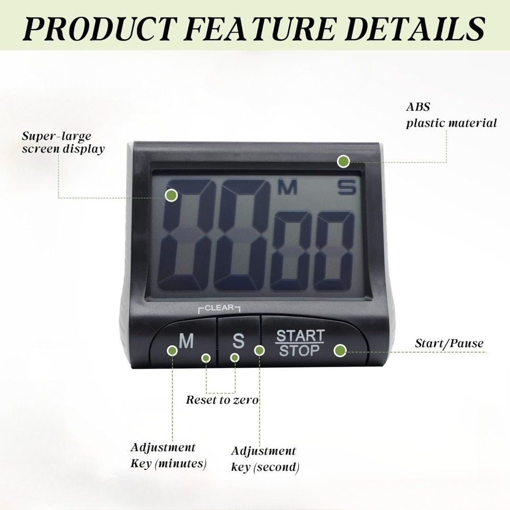 Display Kitchen Timer Magnetic - Kitchen Baking Timer review and price
