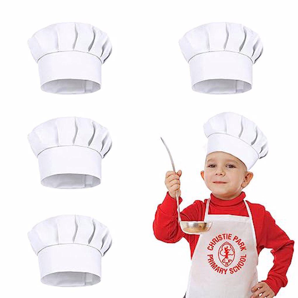 4PCS White Party Cap Hat Costu - Baking Kitchen Kids review and price