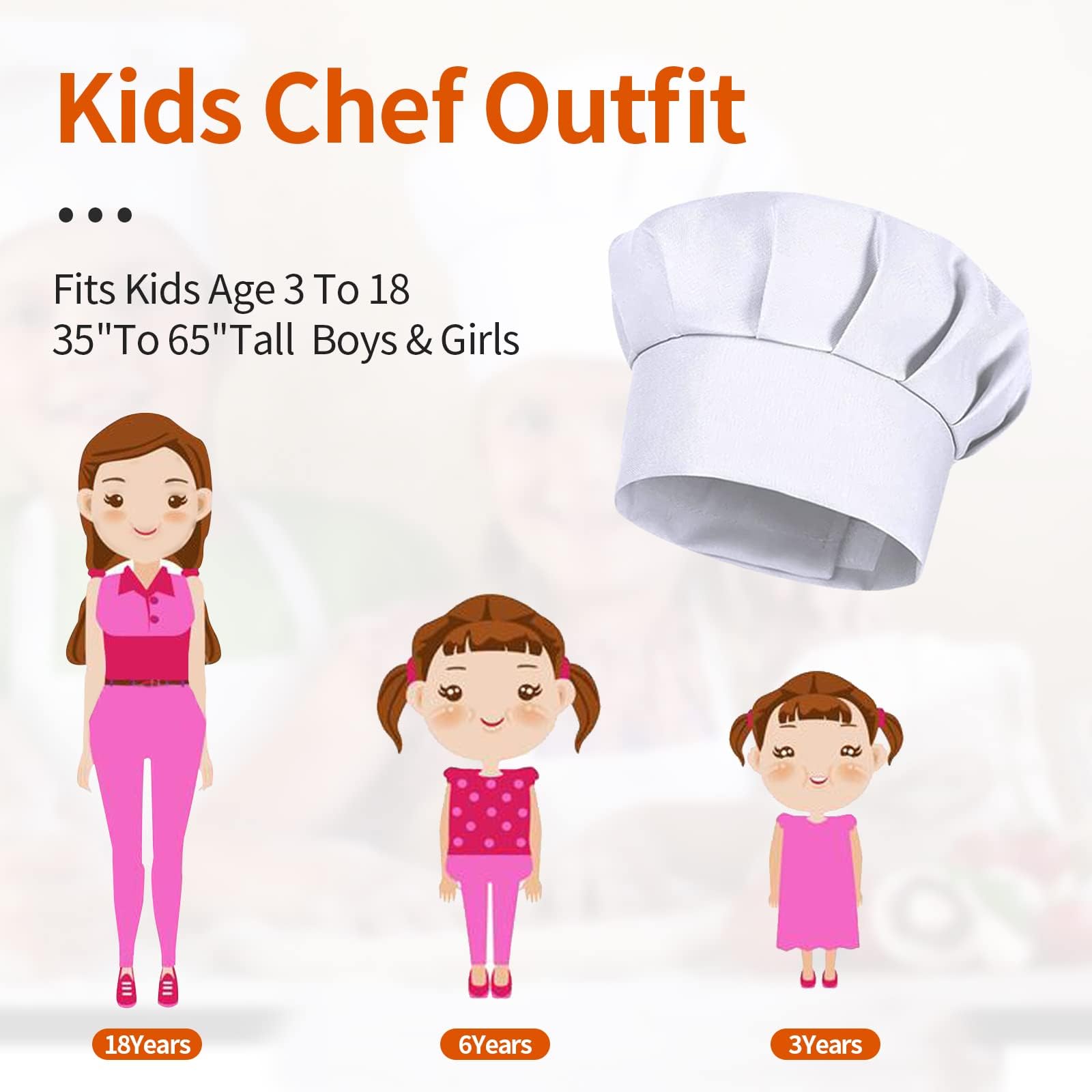 4PCS White Party Cap Hat Costu - Baking Kitchen Kids review and price