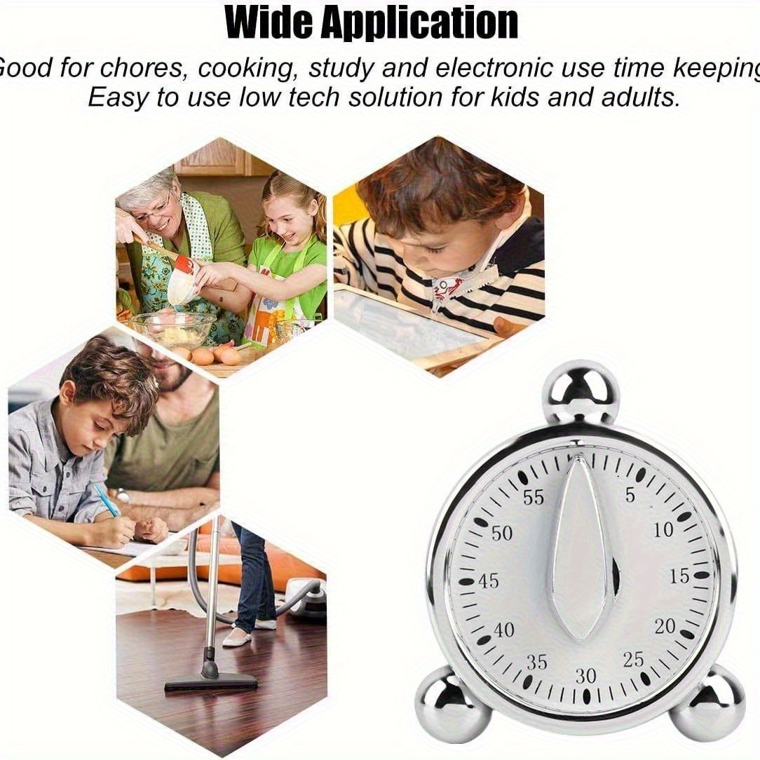 Visible Mechanical Timer, 60-M - Kitchen Baking Timer review and price